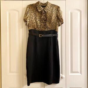 Jessica Howard animal print dress size 14